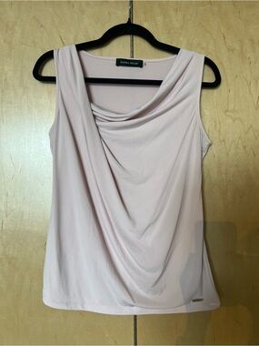 Ivanka Trump Soft Pink Sleeveless Blouse